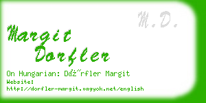 margit dorfler business card